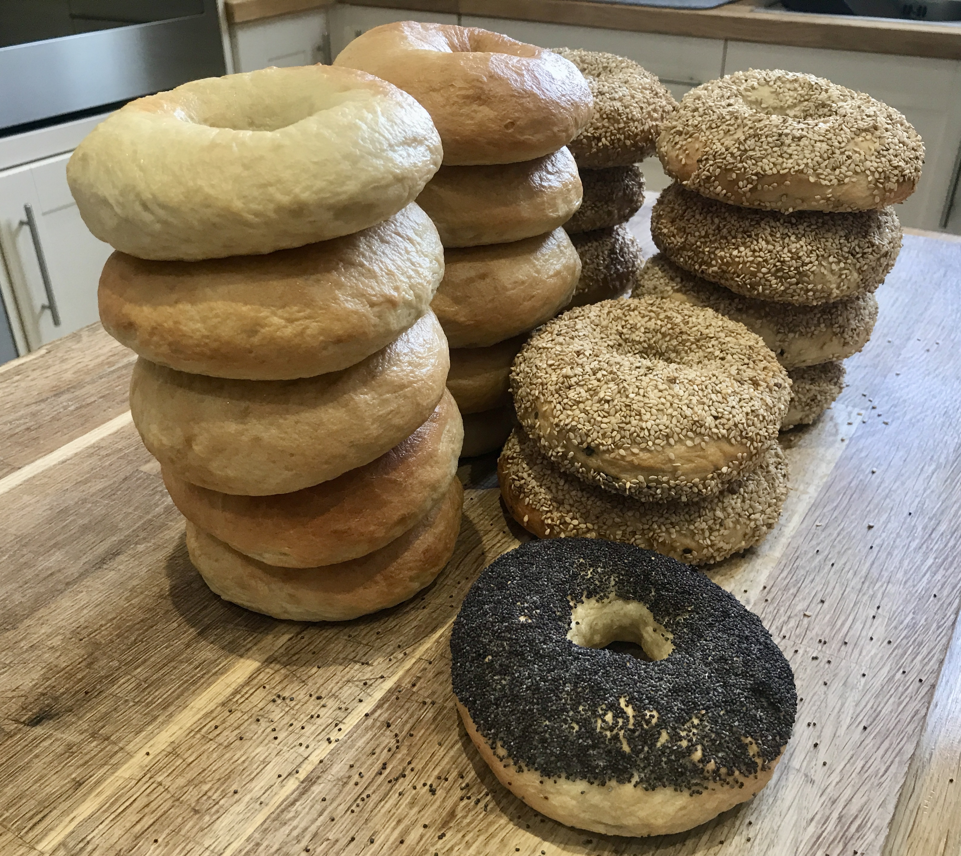 Fresh bagels